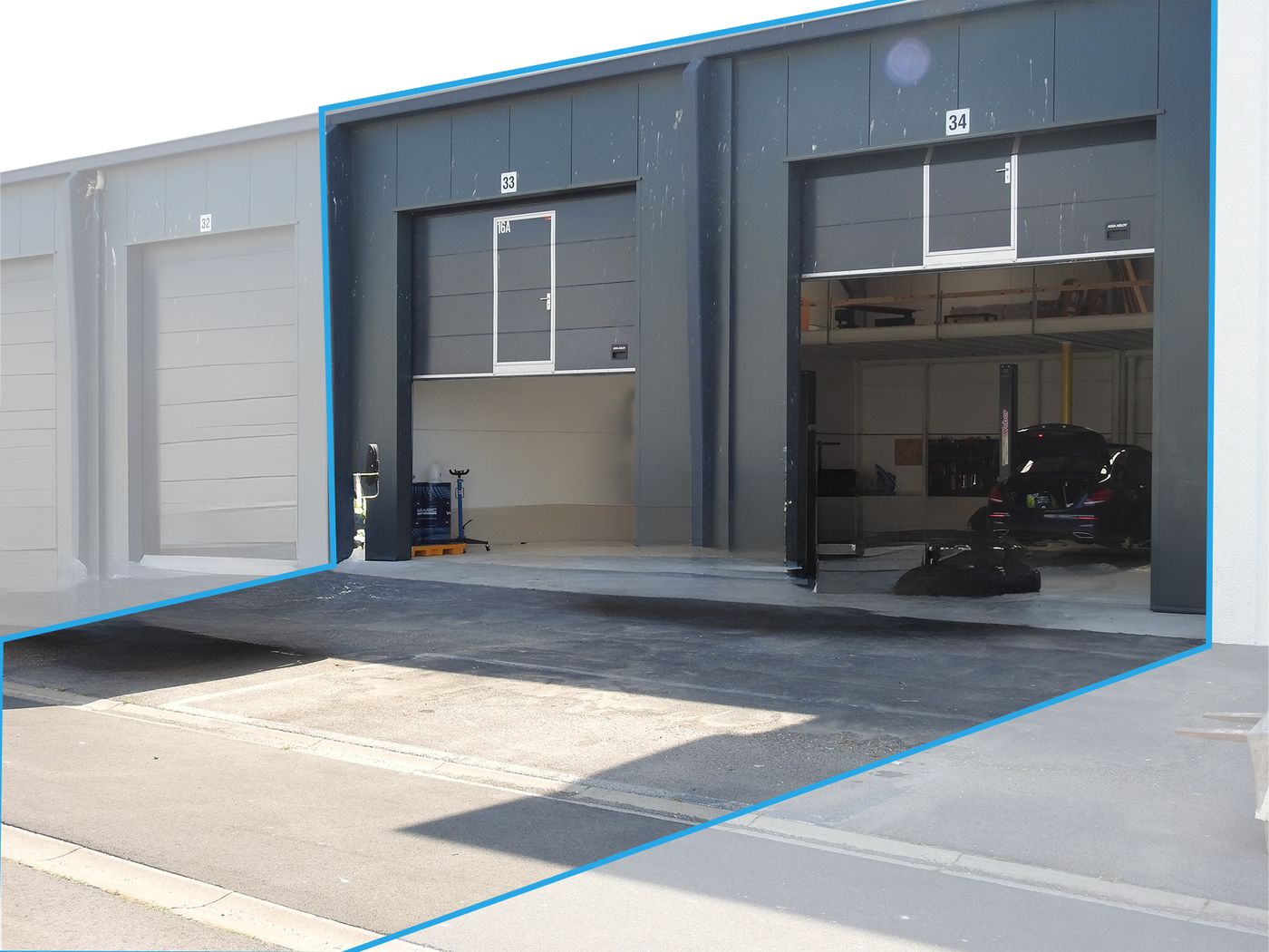 Dubbele loods met 2 privatieve parkeerplaatsen te koop - foto 2