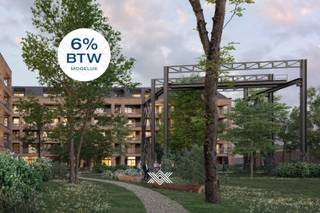 Dit appartement van 84m² beschikt over een eet- en leefruimte met extra hoge plafonds van 281cm en een rechtstreekse toegang tot het zonnneterras van 26 m². De woonkamer heeft een open keuken. Via de nachthal heeft u toegang tot de praktische berging, de twee slaapkamers en de badkamer voorzien van een ligbad, een dubbele lavabo en een handdoekradiator. Beide slaapkamers hebben een rechtstreekse toegang tot het riante terras met zicht op het park.<br /><br />Met +7.700 m² nieuw parkgebied biedt O’Vert een thuis voor jong en oud met een gevarieerd aanbod van appartementen.<br /><br />Dankzij de nieuwe Verapazbrug werd de stadsring R40 verlegd via de Afrikalaan. Dok Noord krijgt hierdoor een autoluwe kade met een tram en heel veel bijkomend groen. <br /><br />O'Vert krijgt een aansluiting op het Gentse warmtenet, fotovoltaïsche panelen en geavanceerde ventilatiesystemen. Ondergrondse parkeervoorzieningen bieden een droge en veilige toegang tot uw nieuwe thuis temidden het groen. De combinatie van een topligging, hoogwaardige architectuur en duurzame technieken maakt O'Vert bijzonder aantrekkelijk voor zowel eigenaars-bewoners als investeerders.<br /><br />Verlaagd BTW-tarief van 6% mogelijk op de volledige constructiewaarde, nu ook voor investeerders.<br /><br />Het volledige aanbod van O'Vert vind je bij Landbergh, steeds welkom voor een vrijblijvende toelichting via jef@landbergh.be of 09 225 25 24.