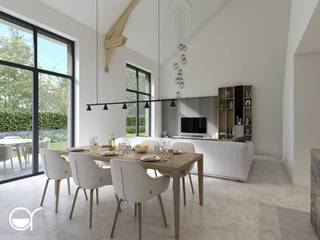 Deze moderne woning maakt deel uit van het nieuwbouwproject Ernest in Oudenaarde – een eigentijdse en duurzame woonontwikkeling op een gunstige locatie.<br /><br />Op het gelijkvloers komt u binnen via een uitnodigende inkomhal met een apart toilet, een ruime berging en een praktische slaapkamer. Van daaruit stapt u binnen in de lichtrijke leefruimte met open keuken – het kloppend hart van de woning. Grote raampartijen zorgen voor een directe verbinding met het aangename terras, ideaal voor een ontspannen moment of een diner in de buitenlucht.<br /><br />Op de eerste verdieping vindt u een nachthal, een apart toilet en een moderne badkamer met inloopdouche en dubbele wastafel. De twee volwaardige slaapkamers bieden alle comfort, terwijl de aparte vide ingezet kan worden als gezellige leeshoek, hobbyruimte of inspirerende werkplek.<br /><br />Een bijkomende troef is de aangename groenzone, die rust en privacy biedt en het buitengevoel versterkt.<br /><br />Deze woning combineert hedendaagse architectuur met functioneel wooncomfort – perfect voor wie modern en flexibel wil wonen.<br /><br />Alle oppervlaktes zijn BVO. EPC en KI zijn nog niet gekend.<br /><br />De foto’s zijn louter illustratief.