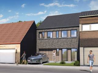 Gelegen in een rustige en groene woonomgeving biedt deze woning de perfecte combinatie van privacy, ruimte en een vlotte bereikbaarheid. <br />Dankzij de nabijheid van het centrum van Ruddervoorde en de belangrijkste verbindingswegen geniet u dagelijks van optimaal wooncomfort.<br /><br />INDELING VAN DE WONING<br /><br />GELIJKVLOERS<br /><br />- Inkomhal- Gastentoilet- Leefruimte met open keuken- Trap naar boven- Berging/wasplaats- Bureau- Inpandige garage<br />EERSTE VERDIEP <br /><br />- Nachthal met zolderluik- Apart toilet- Badkamer- Berging- 4 slaapkamers<br />ZOLDERVERDIEP<br /><br />- Zolderruimte<br />Afbeeldingen zijn steeds illustratief en contractueel niet bindend.<br /><br />De koper heeft deels nog inspraak in de stijl en afwerking van de woning voor zover deze zaken niet werden vastgelegd door vergunning of bestelling van materialen.<br /><br />TIP: Hoe sneller U beslist in de bouwfase, des te meer inspraak U heeft in de keuze van materialen en/of afwerking.<br /><br />ECO-uitvoering dat voldoet aan strenge energienormen.<br /><br />- Zonnepanelen- Doorgedreven isolatie- Warmtepomp i.p.v. gas- Vloerverwarming- Ventilatie D- Max. E-peil = 30- Elektriciteitsaansluiting : 3 fasen