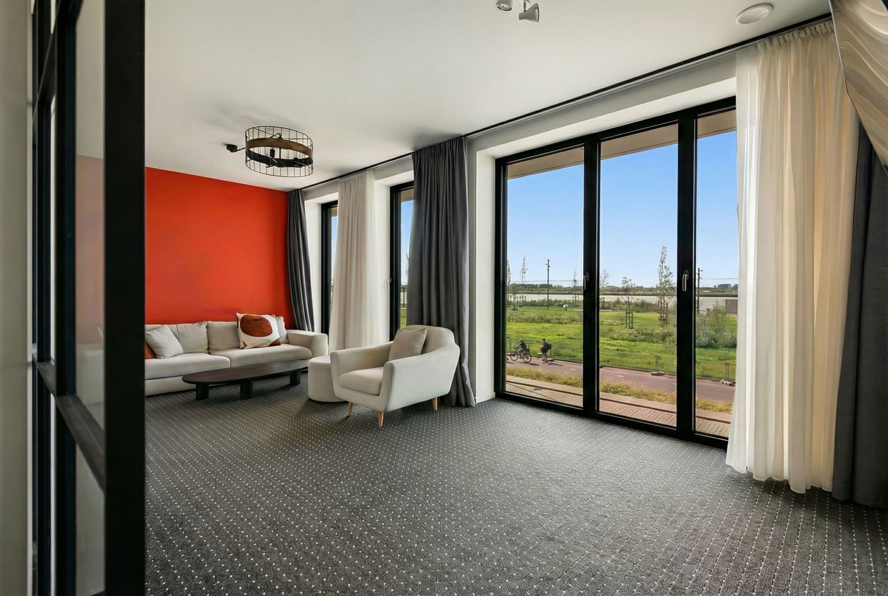 Moderne studio met frontaal zicht op de Schelde - foto 5