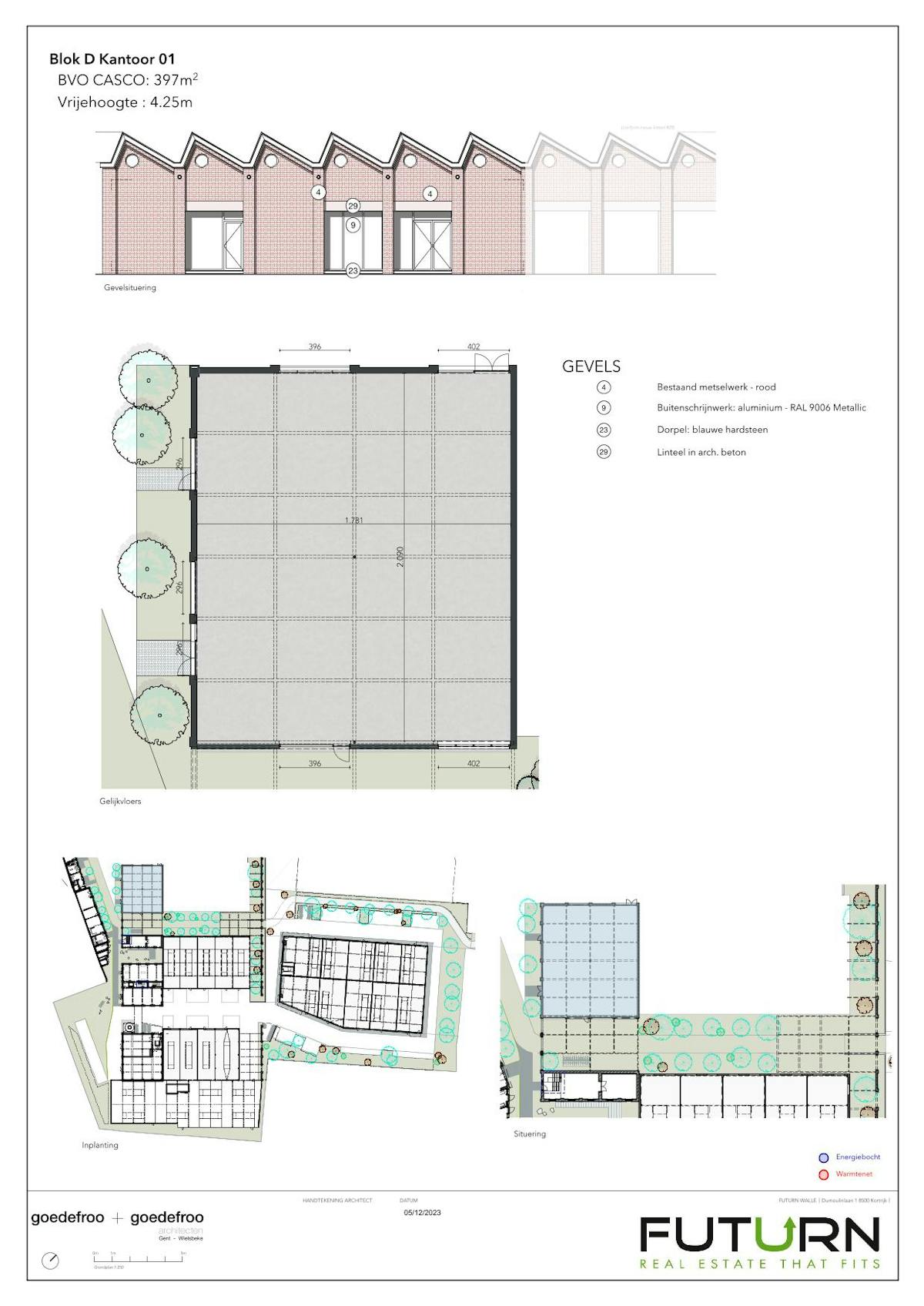 Salle d'exposition/bureau d'environ 340 m² dans le projet Walle Kortrijk - photo 2