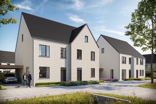 Lot 41: Deze halfopen bebouwing in hedendaagse stijl heeft 3 slaapkamers, een carport, een inrichtbare zolder, een bewoonbare oppervlakte van +/- 168 m² en heeft een perceel van +/- 271 m². De woning is gelegen in de groene rand van Gent. De Dreef biedt niet alleen een mooie mix van bouwstijlen: je leeft er rustig tussen dorp en stad, in een groene enclave die verbonden is met alle voorzieningen. Zo ligt de gezellige buurt op fietsafstand van scholen, winkels en het station. De stijlvolle woningen liggen in een autoluwe straat, maar de wijde wereld (en ook het werk) blijven vlot bereikbaar met de wagen.<br /><br />Interesse of vragen? Meer info op matexi.be/oostakker of contacteer vrijblijvend onze sales consultant op 09 298 11 05<br />