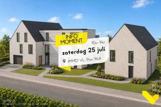 <p><strong>INFO MOMENT Nieuwbouw - Zaterdag 25 juli nodigen we je uit op ons kantoor, Geel Pas 96a om alle nieuwbouw te komen ontdekken.<br />Vrijblijvend welkom tussen 10u en 14u, geen afspraak nodig.<br /><br />Residentie Aurora</strong>, een uniek nieuwbouwproject bestaande uit slechts <strong>7 ruime luxeappartementen</strong>, verdeeld over twee stijlvolle gebouwen met een hedendaagse architectuur en een landelijke uitstraling.</p>
<p>Elk appartement werd ontworpen met oog voor comfort, duurzaamheid en hoogwaardige afwerking. U geniet van een ruime, open leefruimte, een keuken op maat, 1, 2 of 3 slaapkamers, een comfortabele badkamer, praktische bergruimtes en een zonnig, zuidgericht leefterras met zicht op de gemeenschappelijke binnentuin.</p>
<p>De woonoppervlaktes variëren van <strong>117 m² tot maar liefst 280 m²</strong>, terwijl de terrassen een oppervlakte hebben van <strong>13 m² tot 37 m²</strong>. Dit maakt Residentie Aurora de ideale keuze voor wie de voordelen van appartementswonen wil combineren met een uitzonderlijk ruimtegevoel en een hoge levenskwaliteit.</p>
<p><strong>Extra voorzieningen<br /></strong>- Ruime autostaanplaatsen<br />- Individuele bergingen<br />- Inpandige bovengrondse fietsenstalling<br />- Afvalberging<br />- Aangelegde gemeenschappelijke binnentuin</p>
<p><strong>Troeven<br /></strong>- Individuele technieken: warmtepomp, ventilatiesysteem en zonnepanelen<br />- Bijna-energieneutraal (BEN 10 of lager)<br />- Vloerverwarming</p>
<p>U heeft bovendien de mogelijkheid om uw appartement volledig naar eigen smaak en levensstijl af te werken. Zo creëert u een woning die perfect aansluit bij uw wensen.</p>
<p>De oplevering is voorzien in <strong>september 2027</strong>. Het project wordt gerealiseerd <strong>zonder toepassing van de Wet Breyne</strong>, waardoor u pas betaalt bij volledige oplevering van uw instapklare appartement. Daarnaast kan u, mits het voldoen aan de wettelijke voorwaarden, genieten van het <strong>verlaagde btw-tarief van 6%</strong>.</p>
<p><strong>De vermelde prijs is exclusief</strong> btw, autostaanplaats, kelderberging, fietsenstalling, aansluitingskosten, notariskosten, registratierechten op het grondaandeel en bouwtaks. Via onderstaande link vindt u een gedetailleerd overzicht van de totaalprijzen. https://www.immovl.be/nieuwbouw/te-koop/7728814/appartement</p>
<p>Wenst u meer informatie of een persoonlijk gesprek? Neem gerust contact met ons op via <strong>info@immovl.be</strong> of bel naar <strong>014 58 02 08</strong>.</p>