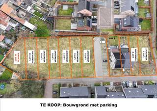 Bouwgrond (544 m2) voor halfopen bebouwing in Rootputhof aan de stadsrand van Sint-Niklaas. De koop omvat, naast de bouwgrond, een...