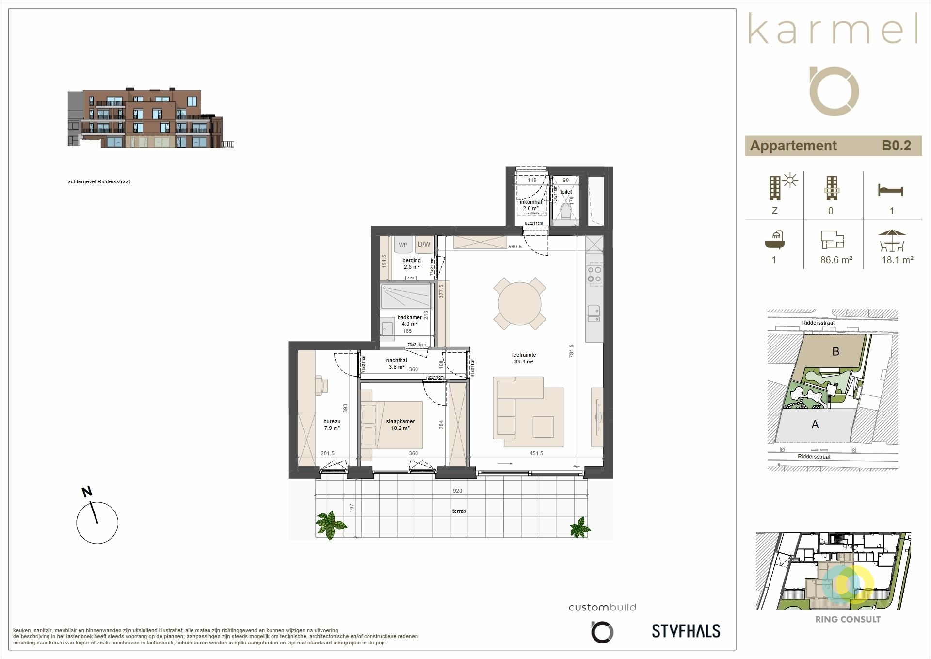 nieuwbouw appartement - 1 Kamer - foto 2