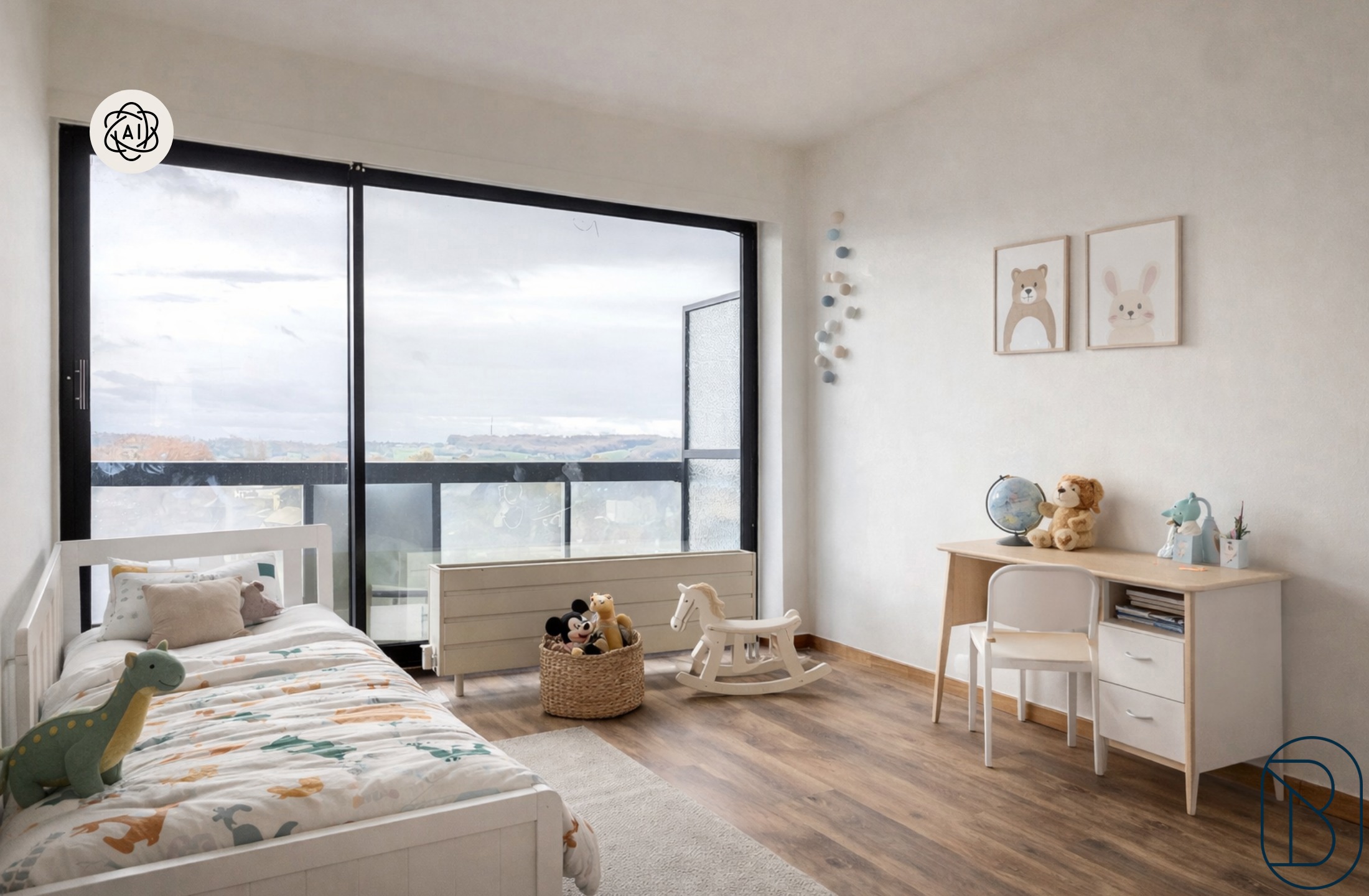 Degelijk appartement met 2 slk en terras met prachtig zicht.  - foto 5