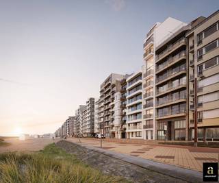 <p>De Zeeschorre is wonen aan zee in ongerept groen. Hier worden binnenkort 8 doorzonappartementen gebouwd. Vanuit de woonkamer bieden ze zicht op de schorren en de duinen, het strand en de zee. Achteraan kijkt u op het natuurgebied de Vuurtorenweiden en op de oude vuurtoren van Heist. ’s Avonds geniet u van de lichtjes van de haven en het geruis van de golven.</p>
<p>Dit wordt een kleinschalige en exclusieve residentie met ruime terrassen voor- en achteraan en met een hoogwaardige afwerking getekend door lokaal architect Piet Bailyu.<br /><br />Dit duplex-appartement is ingedeeld als volgt: op het leefniveau (verdieping 1): Inkom met gastentoilet, ruime woonkamer met frontaal zeezicht en terras, volledig ingerichte keuken afgewerkt in fineer hout en met hoogwaardige apparatuur (Miele oven, Liebherr frigo, Dovy dampkap)<br />Op het slaapniveau (gelijkvloers): Slaapkamer met frontaal zeezicht, douchekamer (kranen van Hansgroge) en toilet.<br />Hoogwaardige afwerkingen: Basis domotica, vloer verwarming aan de hand van geothermische warmtepomp en met akoestische isolatie, vlakke radiatoren, kwalitatieve apparatuur.<br /><br /><span>Makkelijk bereikbare gemeenschappelijke fietsenberging op het gelijkvloers met 3 fietshaken per appartement.</span><br /><br /><br /><br /></p>
<p></p>