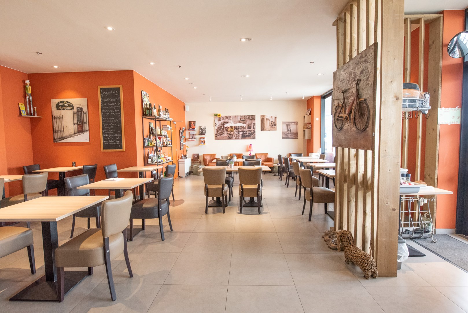 Eetcafé/brasserie 'Salut les Copains' OVER TE NEMEN te Waregem (Sint-Eloois-Vijve). - foto 4