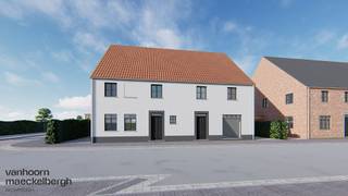 Vlakbij het centrum van Zevekote (Gistel) vind je deze nieuw te bouwen halfopen gezinswoning, gelegen in een kleinschalig project van vier woningen...