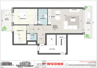 Serviceflat met twee slaapkamersDeze comfortabele serviceflat biedt een ruime leefruimte met een open keuken voorzien van een kookplaat, vaatwasser,...