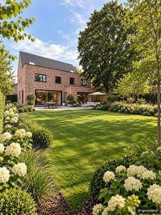 Deze sti<span>jlvolle nieuwbouwwoning is gelegen op een rustige locatie in Kapellen. De woning wordt volledig afgewerkt en gebouwd volgens de nieuwste normen van energiezuinigheid. De woning is als volgt ingedeeld: Gelijkvloers: • We betreden de woning in de inkomhal voorzien van een gastentoilet met handenwasser. • De leefruimte is ingedeeld in een open keuken met eetkamer en een gezellige zithoek. Vooraan bevindt zich een speelhoek / bureauruimte. • Via de leefruimte is er ook toegang tot een berging met aansluitingen voor wasmachine en droogkast. • De inpandige garage met automatische toegangspoort biedt plaats aan één wagen. 1ste verdieping: De trap in de leefruimte geeft toegang tot de 1ste verdieping. • Via de overloop komen we in de volgende ruimtes: • 3 volwaardige slaapkamers met de volgende oppervlaktes: 18,50 m² en twee van 11,55 m². • Een badkamer voorzien van een ligbad en een dubbele lavabo. • Tweede badkamer die is ingericht met een douche en een enkele lavabo. • Apart nachttoilet. Zolderverdieping: Er wordt een vaste trap voorzien naar de zolderverdieping. Deze kan eventueel verder afgewerkt worden als extra kamer. Voorts bevindt zich op deze verdieping nog een technische ruimte. Buitenruimte: De woning is gebouwd op een zonnig perceel. Verkoop onder BTW 21% (constructie) / registratierechten 12% (grond) P-score: A. Vg, Wg, Gmo, Gvkr, Vv</span>