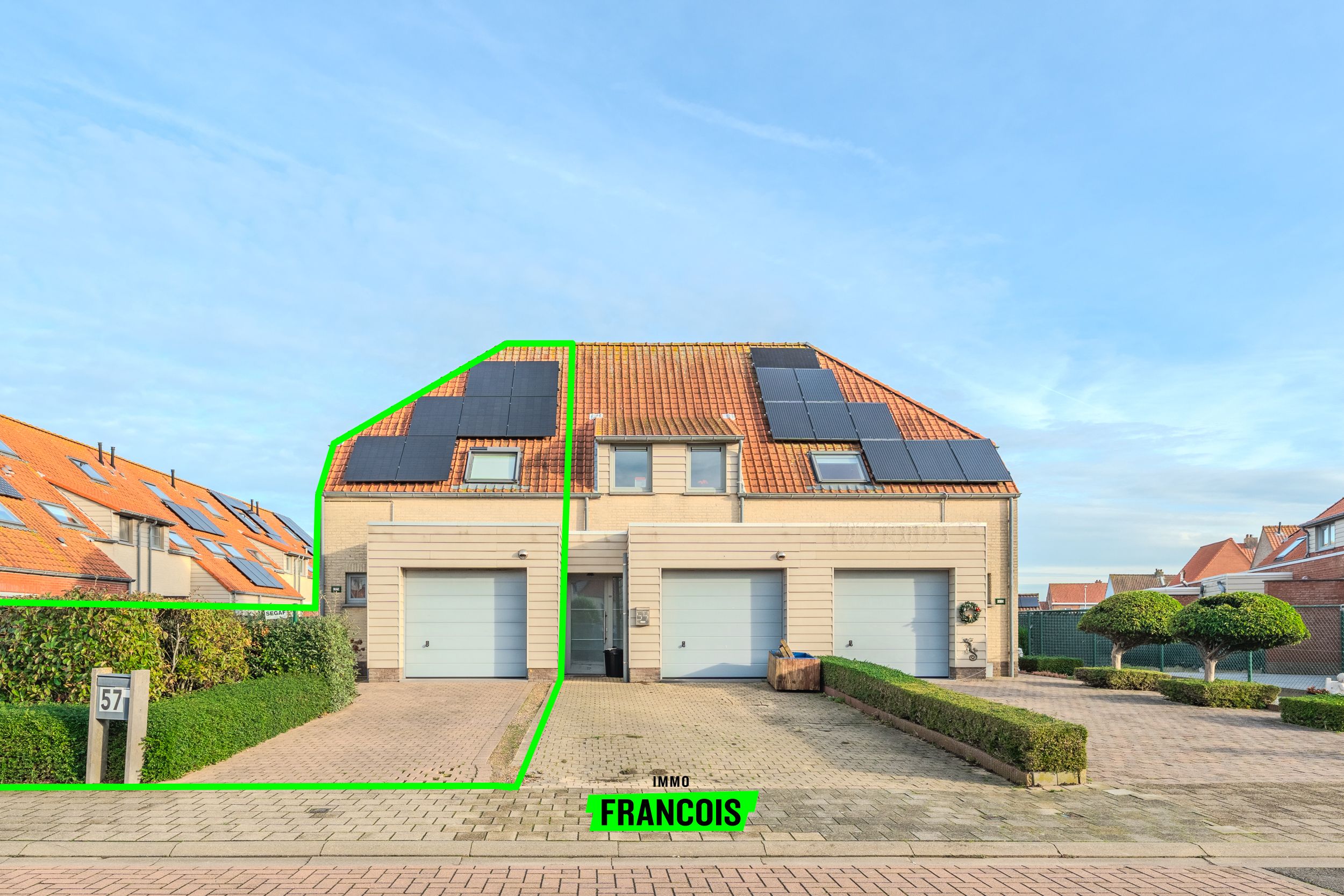 Instapklare halfopen woning (EPC B!) met zonnige tuin in rustige buurt van Middelkerke: Zonnepanelen en warmtepomp - foto 3