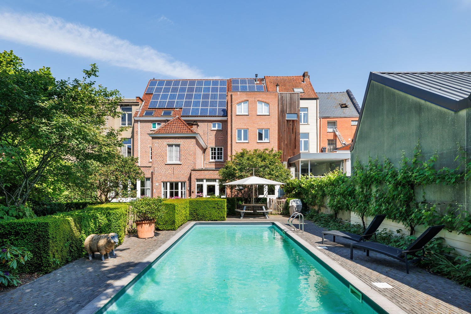 Monumentaal herenhuis (521 m²) met tuin &amp; zwembad op toplocatie – optionele opbrengsteigendom - foto 2