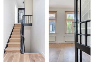 Op een boogscheut van het centrum van Antwerpen, het pittoreske Centraal Station en de Zoo van Antwerpen, vinden we deze uiterst ruime duplex terug. <br /><br />Bij het betreden van het appartement komen we direct uit op de ruime open keuken, volledig geïnstalleerd met toestellen van Zanussi. Zo heeft het een inductiekookplaat met dampkap, een vaatwasser, ijskast, vriezer en oven. Aansluitend is er een nog een handige aparte toilet. <br /><br />op een tussenverdieping vinden we aan de voorzijde van het gebouw een ruime leefruimte terug op een goed onderhouden parketvloer met zicht op de Zoo van Antwerpen. De grote boekenkast vult deze ruimte mooi aan. De grote raampartijen zorgen voor een aangename en lichtrijke omgeving. Aan de achterzijde van het gebouw vinden we de eetruimte terug, dat aansluit op een terras met zicht op het groen en waar men kan genieten van volledige privacy. <br /><br />op de derde verdieping vinden we nog 2 slaapkamers terug en een ruime badkamer, voorzien van een inloopdouche, toilet en lavabo.