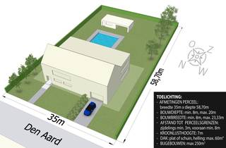 <strong>Uitstekend gelegen hoekperceel van ca. 2.029 m² in een rustige en groene omgeving te Schilde, nabij natuurgebied en diverse recreatieve faciliteiten zoals tennisclub en manege.</strong> <br /><br />Dankzij de <strong>hoekligging</strong>, met<strong> zuidoost-oriëntatie </strong>geniet dit perceel van een <strong>open gevoel</strong> en extra lichtinval. Met een perceelsbreedte van <strong>31,60 meter</strong> biedt deze bouwgrond een royale straatpresentatie en tal van mogelijkheden voor het realiseren van een stijlvolle <strong>vrijstaande ééngezinswoning</strong>.<br /><br /><strong>Belangrijkste bouwmogelijkheden:</strong><br />- Bestemd voor <strong>vrijstaande bebouwing</strong> in residentieel gebied<br />- Maximale bebouwbare oppervlakte (hoofd- en bijgebouwen samen): 250 m²<br />- Maximale kroonlijsthoogte hoofdgebouw: 7 m, bijgebouw 3m<br />- Voorgevelbreedte: minimum 8 m en maximum 2/3 van de perceelsbreedte<br />- Bouwdiepte: minimum 8 m en maximum 20 m<br />- Zijgevels op minimum 3 m van de perceelsgrenzen, met respect voor de voorgeschreven zijtuinstroken<br />- Bouwvrije voortuinstrook van 8 m<br /><br />De totale verharde oppervlakte is beperkt tot 10% van het perceel, waardoor het groene en residentiële karakter optimaal behouden blijft. Het niet-bebouwde gedeelte dient als tuin te worden aangelegd, wat bijdraagt aan het open en kwalitatieve straatbeeld.<br /><br /><strong>Een mooie opportuniteit om een hedendaagse of tijdloze villa te realiseren op een ruim hoekperceel, waar rust, licht en woonkwaliteit centraal staan.</strong><br /><br /><strong>Voor meer info of het opvragen van de bouwvoorschriften: schilde@deboerenpartners.be of 03 466 10 66.</strong><strong><br /></strong>