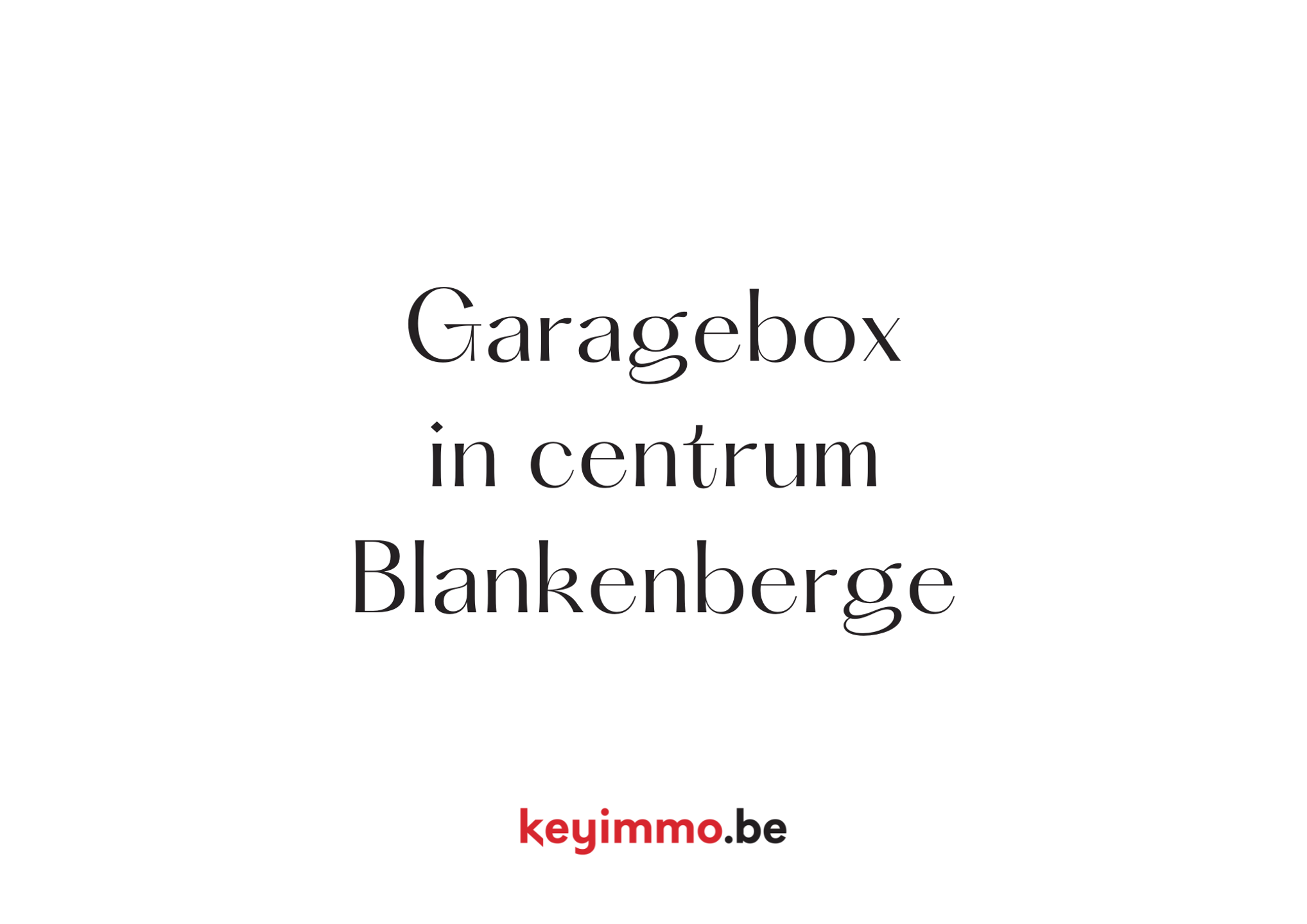 Garage à vendre à Blankenberge - photo 1