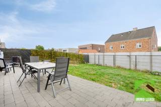 In het landelijke Koninksem bevindt zich deze mooie woning in halfopen bebouwing met bouwjaar 2021. Gelegen in een rustige, residentiële woonwijk en vlot bereikbaar.<br /><br />Indeling:<br />x centrale inkomhal met gastentoilet; <br />x open leefruimte met grote ramen en zicht op terras en tuin; <br />x mooie, goed ingerichte keuken, <br />x ruime berging/wasplaats met buitendeur; <br />x ruime inpandige garage met automatische poort.<br /><br />Op de verdieping: <br />x 3 grote slaapkamers; <br />x badkamer met bad/douche combinatie en dubbele lavabo;<br />x apart toilet; <br />x de grote zolderruimte is bereikbaar via een valluik, ideaal als extra bergruimte. Hier bevindt zich ook het ventilatiesysteem.<br /><br />OPVALLEND<br /> x Jonge energiezuinige woning met EPC-waarde 93 of label A en zonnepanelen;<br /> x Mooie tuin met terras, volledig omheind en met regenwaterkraan;<br /> x Ruime private parkeergelegenheid en inpandige garage.<br /><br />Is dit de woning waar u al zo lang naar zoekt? Plan dan snel een bezichtiging door te bellen naar 012 23 00 23 of stel al uw vragen aan roland@immo-leroi.be.