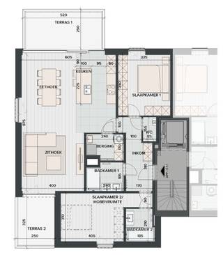 <strong>ELKE DINSDAG VAN 17u - 18u ALGEMEEN INFOMOMENT IN DE KIJKWONING.</strong><br /><br />Dit <strong>doorkijkappartement</strong> (112,90m²) op de<strong> eerste verdieping</strong> aan de oostkant van <strong>Residentie Reiger</strong> biedt een <strong>ruime, lichte woonervaring</strong> met een <strong>prachtig uitzicht op het water</strong> aan de noordzijde. De<strong> doorkijkindeling </strong>zorgt voor <strong>veel natuurlijk licht </strong>en een <strong>open gevoel in de woonkamer</strong>.<br /><br />Dit appartement beschikt over <strong>2 slaapkamers en 2 badkamers.</strong><br />Door de<strong> terrassen aan beide zijden</strong> (13m² en 8,15m²) kun je op elk moment van de dag <strong>genieten van het buitenleven</strong>.<br />Dankzij de<strong> energiezuinige lucht-waterwarmtepomp</strong> woon je hier comfortabel met een<strong> laag energieverbruik</strong>.<br />De <strong>duurzame materialen</strong> en<strong> moderne afwerking</strong> maken dit appartement een perfecte keuze voor wie houdt van <strong>hedendaags wonen in een natuurlijke omgeving</strong>.<br /><br />Parkeren is mogelijk in de <strong>ondergrondse garageboxen of staanplaats.</strong><br /><br />Een unieke kans voor wie op zoek is naar een <strong>stijlvol en energiezuinig appartement</strong> met een <strong>rustige ligging,</strong> op korte afstand van <strong>het centrum van Ingelmunster.</strong>