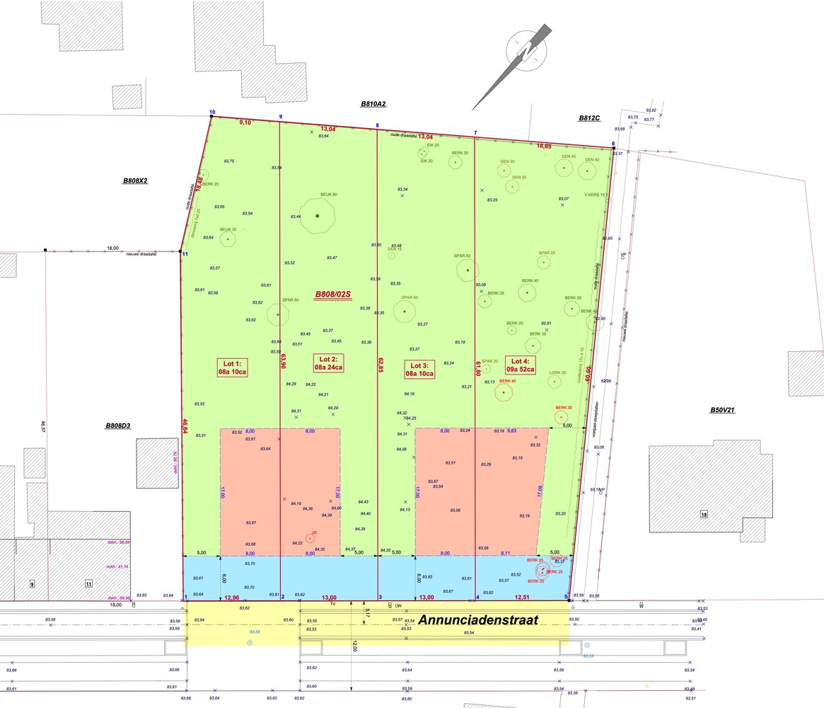 Genk, Annunciadenstraat 13-17: nog slechts 2 uitstekend gelegen bouwgronden voor halfopen bebouwing - foto 2