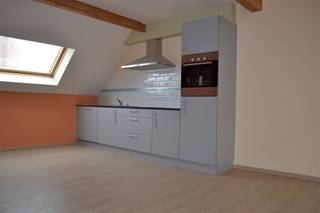 Beautiful 1 bedroom duplex apartment on the 3th floor of a well maintained Brussels master house. Bright living room with fully fitted open...