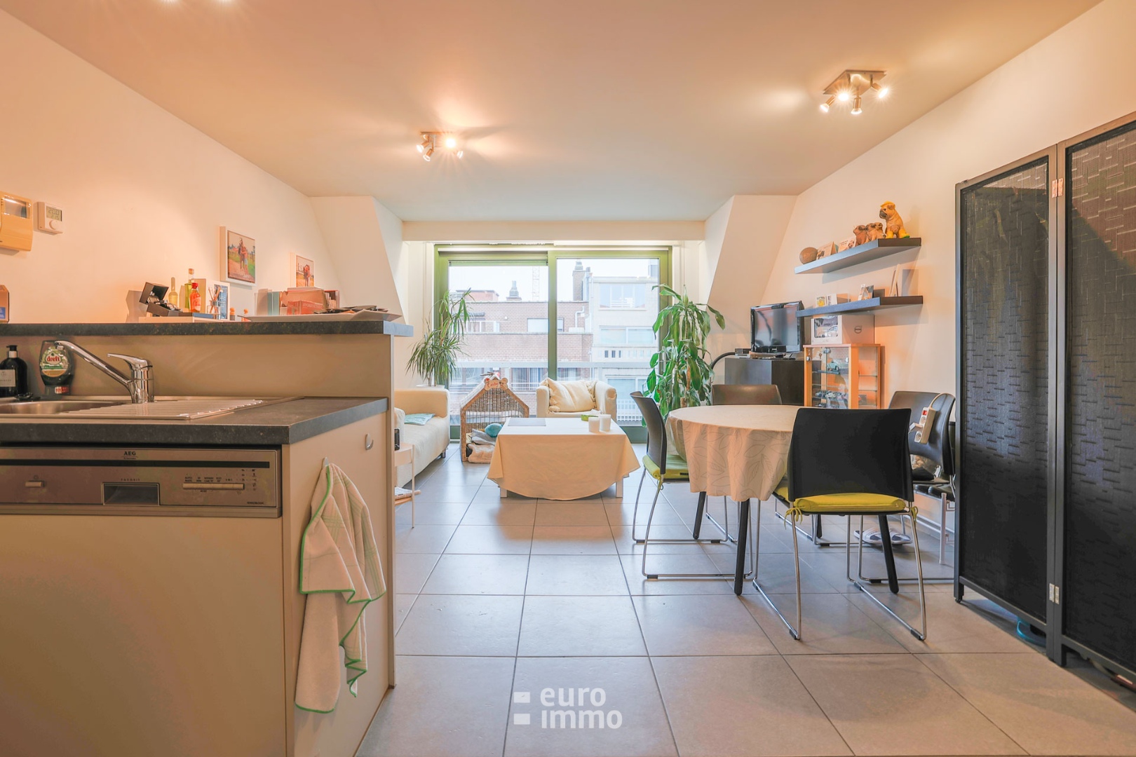 Ruime studio in residentie Aalscholver in het hart van Nieuwpoort-Bad - foto 5