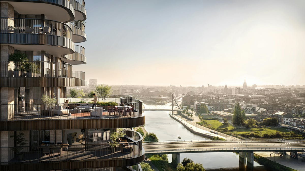 Exclusief wonen aan de Leie met uitzonderlijk terras (76m²)! - foto 4