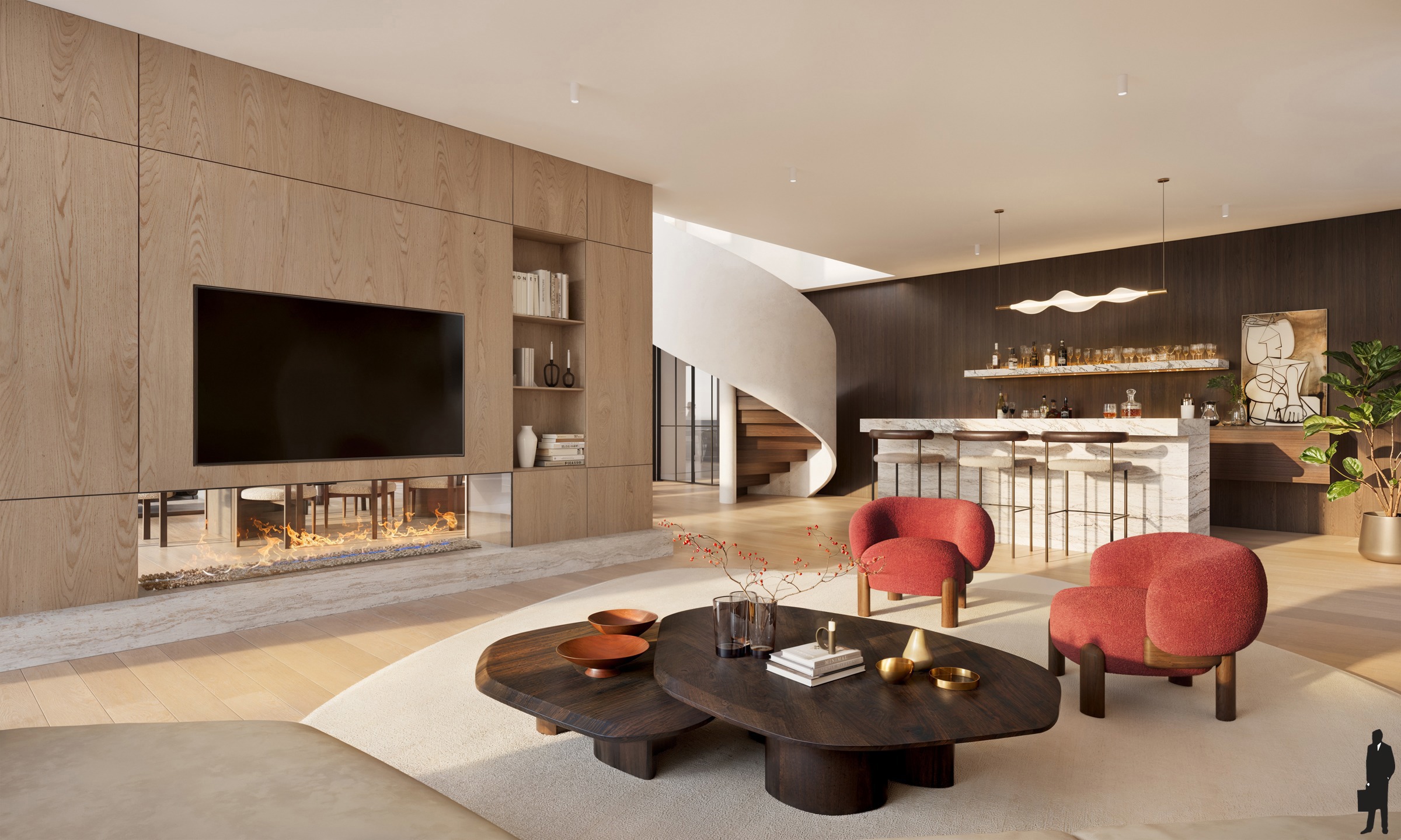 High-end afgewerkte nieuwbouwvilla voorzien van alle comfort, overloopzwembad, poolhouse  - foto 5