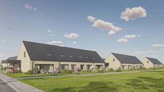 Nabij het centrum van Eke worden in de verkaveling het Middenpark in de Kouterwijk 6 halfopen en 6 gesloten nieuwbouwwoningen gerealiseerd.
De halfopen bebouwingen beschikken over een inkomhal met gastentoilet, bureauruimte, lichtrijke woon- en eetkamer met volledig geïnstalleerde open keuken en een berging met wasplaats.
Op de eerste verdieping zijn er 3 slaapkamers en een badkamer met lavabo, douche, ligbad en toilet.
Daarnaast beschikken deze woningen over een zolder en een carport.
De gesloten bebouwingen hebben de volgende indeling: inkomhal met gastentoilet, lichtrijke woon- en eetkamer met volledig geïnstalleerde open keuken en een garage met wasplaats en berging. Op de eerste verdieping zijn er 3 slaapkamers en een badkamer met lavabo, douche en ligbad en een apart toilet.
Ook deze woningen beschikken over een zolder.
De woningen worden verwarmd met een warmtepomp en zijn zowel op het gelijkvloers als op de verdieping voorzien van vloerverwarming, die in de zomer ook voor koeling kan zorgen. Verder zijn er zonnepanelen voorzien.
Aanvang bouwwerken: voorjaar 2027.
De woningen worden aangeboden aan prijzen exclusief kosten en worden opgeleverd zonder tuinafwerking en zonder vloerafwerking op de verdieping.
Prijs 𝗶𝗻𝗰𝗹𝘂𝘀𝗶𝗲𝗳 𝗸𝗼𝘀𝘁𝗲𝗻 per lot:
LOT 1: € 406.621,50
LOT 2: € 429.266,91
LOT 3: € 429.013,70
LOT 4: € 407.500,89
LOT 5: € 401.115,51
LOT 6: € 429.037,31
LOT 7: € 429.005,86
LOT 8: € 397.239,02
LOT 9: € 398.961,53
LOT 10: € 417.640,51
LOT 11: € 416.783,53
LOT 12: € 397.961,37
Het lastenboek en het grondplan kan u via e-mail bij ons bekomen.
Voor meer informatie of een bezoek kan u terecht bij Sander Dejonghe via sander@vastgoeddejonghe.be, Evy Dhondt via evy@vastgoeddejonghe.be, Inias Leten, Inias@vastgoeddejonghe.be, Luc Verstraete via luc@vastgoeddejonghe.be.