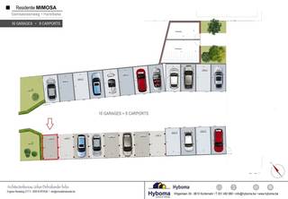 Gelegen langs de Gentsesteenweg nr.42 te Harelbeke.Toegang via inrit residentie MIMOSA.Carport nr. 8 (overdekte autostaanplaats voor 1 voertuig)Vrij...