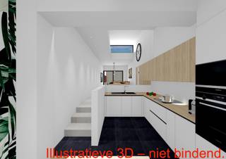 Renovatieproject (gesloten bebouwing) met architecturale achterbouw en inclusief architectenplan – rustige éénrichtingsstraat in Overboelare
In een rustige éénrichtingsstraat in Overboelare bevindt zich deze gesloten bebouwing met een bijzonder sterk renovatiepotentieel. Ideaal voor wie op zoek is naar een woning die volledig naar eigen smaak kan worden afgewerkt, met reeds uitgevoerde structurele werken en een doordacht architecturaal concept.
De woning wordt aangeboden in gestripte toestand, inclusief grond, waarbij achteraan reeds een nieuwe architecturale achterbouw werd gerealiseerd. Deze achterbouw vormt een echte blikvanger dankzij de indrukwekkende plafondhoogte, de zichtbare structuur en de grote glaspartij richting de tuin.
Binnenin werd een modern woonconcept uitgewerkt met een sterke zichtas van de open keuken naar de leefruimte en verder door naar de achterbouw. Dit zorgt voor een aangename flow doorheen de woning en een bijzonder ruimtelijk gevoel, versterkt door de natuurlijke lichtinval van zowel bovenaf als achteraan.
De koper krijgt de kans om dit project volledig verder af te werken naar eigen smaak en budget, met behoud van het bestaande architecturale plan en de reeds uitgevoerde werken.
👉 Inbegrepen in de verkoop:

Gestript pand
Grond
Reeds gerealiseerde architecturale achterbouw
Volledig uitgewerkt architectenplan (waarde ± €10.000)

Daarnaast werden reeds belangrijke vernieuwingswerken uitgevoerd, zoals een volledig nieuw dak met onderdak en een volledig vernieuwde riolering met gescheiden stelsel.
Troeven:
Gesloten bebouwing in rustige éénrichtingsstraat
Architecturale achterbouw reeds uitgevoerd
Indrukwekkende plafondhoogte en lichtinval
Open zichtas doorheen de woning
Af te werken naar eigen smaak
Nieuw dak en vernieuwde riolering
Een unieke opportuniteit voor wie op zoek is naar een woning met visie, karakter en uitzonderlijk potentieel.
📞 Interesse?
Maak een afspraak met het CasaVista Team via 054 41 25 00 of mail naar info@casavista.be. Vastgoedmakelaar Cedric begeleidt u graag tijdens een plaatsbezoek.