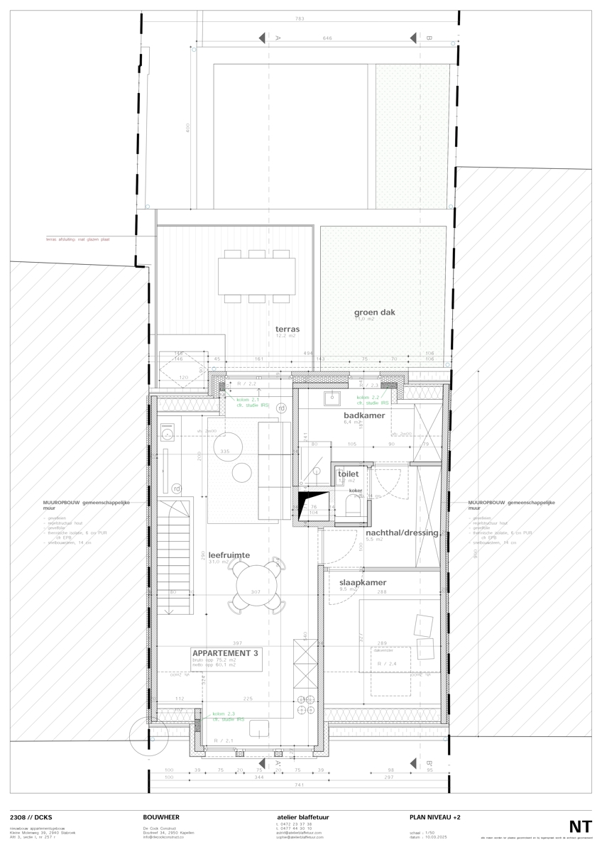 Prachtig nieuwbouwappartement met 1 slpk, terras en garage! - foto 4