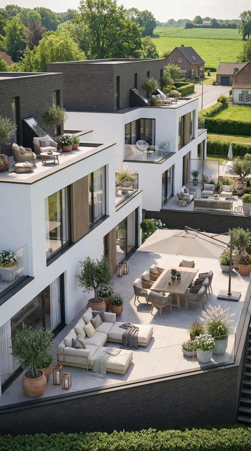 Zeer lichtrijke BEN-appartement, met grote terrassen en 2 kamers ! - foto 4
