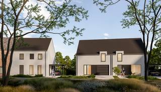 <p><b> 9 NIEUWBOUWWONINGEN TE KERKSKEN – UW NIEUWE THUIS IN EEN RUSTIGE, GROENE OMGEVING! </b><b></b></p>
<p>Ontdek deze 9 prachtige nieuwbouwwoningen, ideaal gelegen in het charmante Kerksken, een oase van rust met tal van wandelwegen in de buurt. Perfect voor wie houdt van een landelijke omgeving, zonder in te boeten op comfort en bereikbaarheid.<br /><span>De natuur rondom de woningen en in de buurt draagt bij tot een gezonde en rustige leefomgeving.</span><br />Alle winkels, scholen en zorgverlening is zeer vlot bereikbaar op ongeveer 1 km.<br />Dit project combineert moderne architectuur met de charme van een rustige woonomgeving. Een droomlocatie voor gezinnen, jonge koppels en iedereen die het beste zoekt van twee werelden: rust en gemak.<br />De woningen beschikken over hoogwaardige materialen en alle moderne technieken zoals een warmtepomp, vloerverwarming en hernieuwbare energie waardoor je een lage energiefactuur zal bekomen.<br />Alle woningen beschikken over 3 slaapkamers, luxueuze badkamer, een grote lichtrijke leefruimte met semi-open keuken, een handige berging grenzend aan de keuken. Deze geeft toegang naar het achtergelegen terras.<br />De zolder biedt een extra ideale bergruimte.<br />Er is keuzevrijheid in ons aanbod: met garage of met carport, met warmtepomp of gascondensatieketel.<br /><br />Deze woningen verdienen je aandacht. <br />Neem vandaag nog contact op voor meer informatie of een bezoek op het kantoor van Aeygems Vastgoed!<br /><b></b></p>