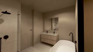 <p>‘Corali’, een exclusief en hedendaags nieuwbouwproject in het hart van Schilde. Dit kleinschalige nieuwbouwproject omvat 9 stijlvol afgewerkte appartementen, elk ontworpen met oog voor detail en een moderne architecturale uitstraling.<br /><br />APPARTEMENT 1STE VERDIEPING RECHTS.<br />121,7 m² bestaande uit inkomhal, leefruimte met open 14,70 m². <br />2 Slaapkamers, 2 badkamers, apart toilet en berging.<br /><br />Verplicht bij aan te kopen van 1 of meerdere ondergrondse autostaanplaatsen en kelderberging.<br /><br />BUDGETTEN<br />Keukens: € 17.500, -<br />Sanitair: € 10.100,-<br /><br />LEVERANCIERS<br />Sanitair: Desco<br />Keukens: Augustijns keukens<br />Tegels: RG tegel<br /><br />BIJZONDERHEDEN<br />Lift, schrijnwerk 'Reynaers' aluminium, videofoon, individuele vloerverwarming via warmtepomp, ventilatietype “D”, zonnepanelen.<br /><br />POSITIEVE ASPECTEN<br />Energielabel “A”<br />Zéér veel lichtinval<br />Ruime afwerkingsbudgetten voorzien<br />Gelegen in het centrum van Schilde<br />Grondaandeel en constructie mogelijk aan 6% BTW<br />Betaling slechts bij oplevering (geen Wet Breyne)!<br /><br />TOTAAL PRIJS 6% BTW<br />€ 521.105 <br />+ € 31.266 BTW 6%<br />__________<br />€ 552.371 *<br /><br />OF<br /><br />TOTAAL PRIJS 21% BTW<br />€ 521.105 <br />+ € 109.432 BTW 21%<br />__________<br />€ 630.537 *<br /><br />* Prijzen exclusief notariskosten en aansluitingskosten nutsvoorzieningen.<br />* Prijzen exclusief aandeel in de kosten voor de basisakte: Deze bedragen € 850 incl. BTW per appartement.<br /><br /><br /></p>
<p><strong> </strong></p>