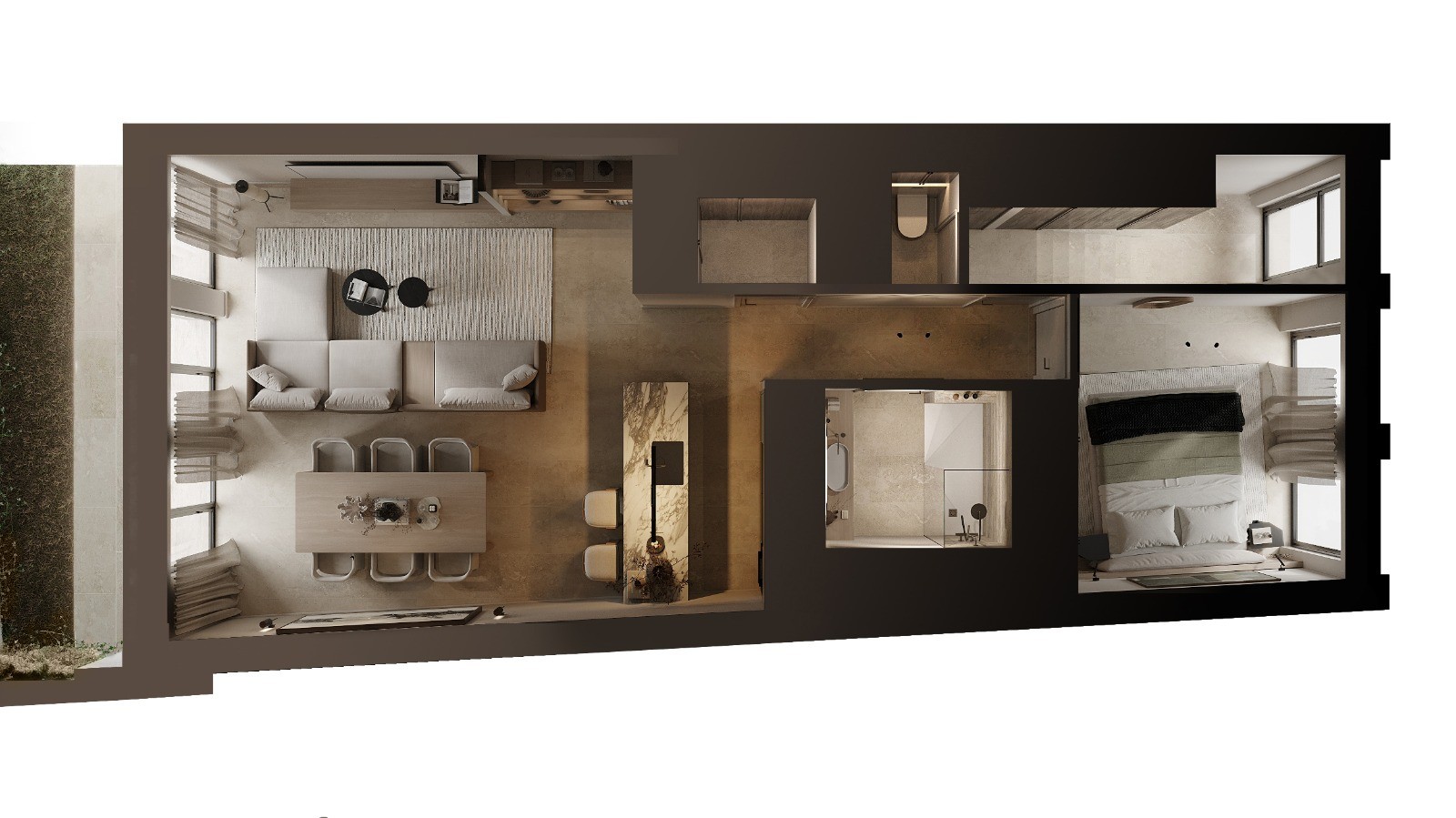 Appartement à vendre à Anvers avec 1 chambre - photo 2