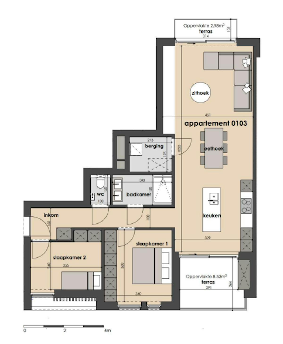 Nieuwbouwproject Residentie Basile in Nieuwpoort-Stad. - foto 5