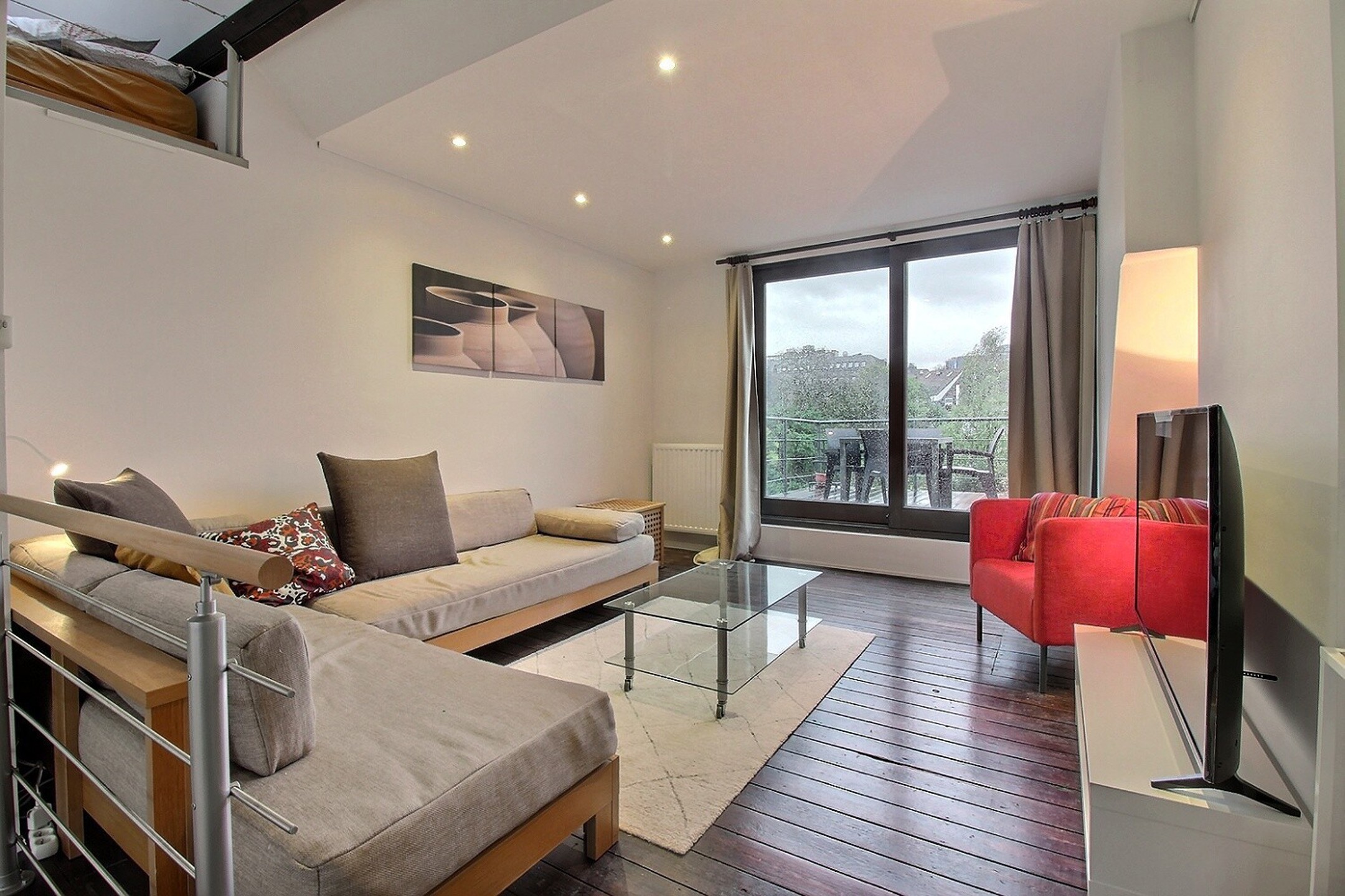 Appartement te huur in Brussel met 1 slaapkamer - foto 1