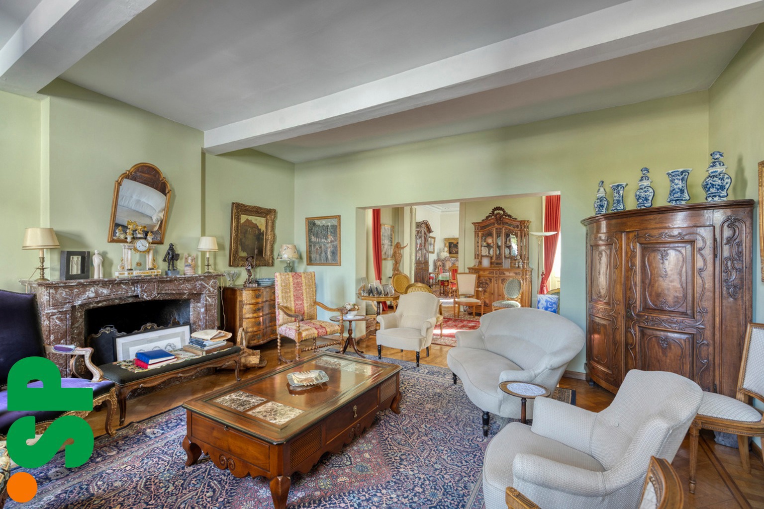 Historisch herenhuis met parktuin van 12.194m² gelegen in de dorpskern van Oud - Rekem. - foto 4
