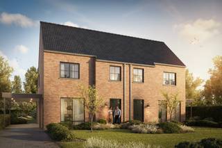 Maak kennis met ons nieuwe woonproject in Berlare, waar ruimte, licht en comfort centraal staan.<br />De energiezuinige woningen combineren een praktische indeling met een groene ligging en uitstekende bereikbaarheid.<br />Je woont hier vlak bij de Schelde, ideaal voor wandelingen, looprondjes en fietstochten. Ook winkels, scholen en andere dagelijkse voorzieningen bevinden zich dichtbij.<br />Als koper krijg je bovendien de mogelijkheid om jouw woning volledig naar eigen smaak af te werken, in samenspraak met onze betrouwbare partnerleveranciers.<br /><br /><strong>Indeling</strong><br />Gelijkvloers: inkomhal met gastentoilet, lichtrijke leefruimte met open keuken en bergruimte.<br />Verdieping: nachthal met apart toilet, 3 ruime slaapkamers en badkamer met ligbad, douche en dubbel lavabomeubel.<br />Zolder: bereikbaar via het zolderluik, ideaal als extra opbergruimte.<br /><br /><strong>Troeven</strong>
<ul>
<li>Groene ligging, dichtbij de Schelde</li>
<li>Lichtrijke leefruimte met open keuken</li>
<li>Lucht/water-warmtepomp en vloerverwarming</li>
<li>Ruime tuinen</li>
<li>Private oprit en mogelijkheid tot carport</li>
</ul>
Interesse? Neem contact met ons op voor meer informatie of een afspraak!
