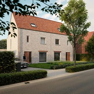 Wij gaan 2 halfopen bebouwingen oprichten die gelegen zijn op een toplocatie in een zeer groene omgeving in Brasschaat. Deze woningen hebben een prachtig authentiek uitzicht: een beige-grijs genuanceerde gevelsteen in combinatie met wit buitenschrijnwerk, houten elementen en rood genuanceerde dakpannen. De percelen hebben een zuidoost-oriëntatie met een mooie oppervlakte van ca 1.280 m², de bruto woonoppervlakte bedraagt 256 m². De indeling en afwerking is te bespreken met onze binnenhuisarchitecte. Het betreft zeer energiezuinige woningen met tot 5 slaapkamers, een garagebox aan de woning, PV-panelen en een warmtepomp met vloerverwarming. Prijs bedraagt 749.000 euro per woning. Prijs exclusief 6% BTW, registratierechten en notariskosten. Voor meer info: 03/650.04.50 of info@ressimmo.be.