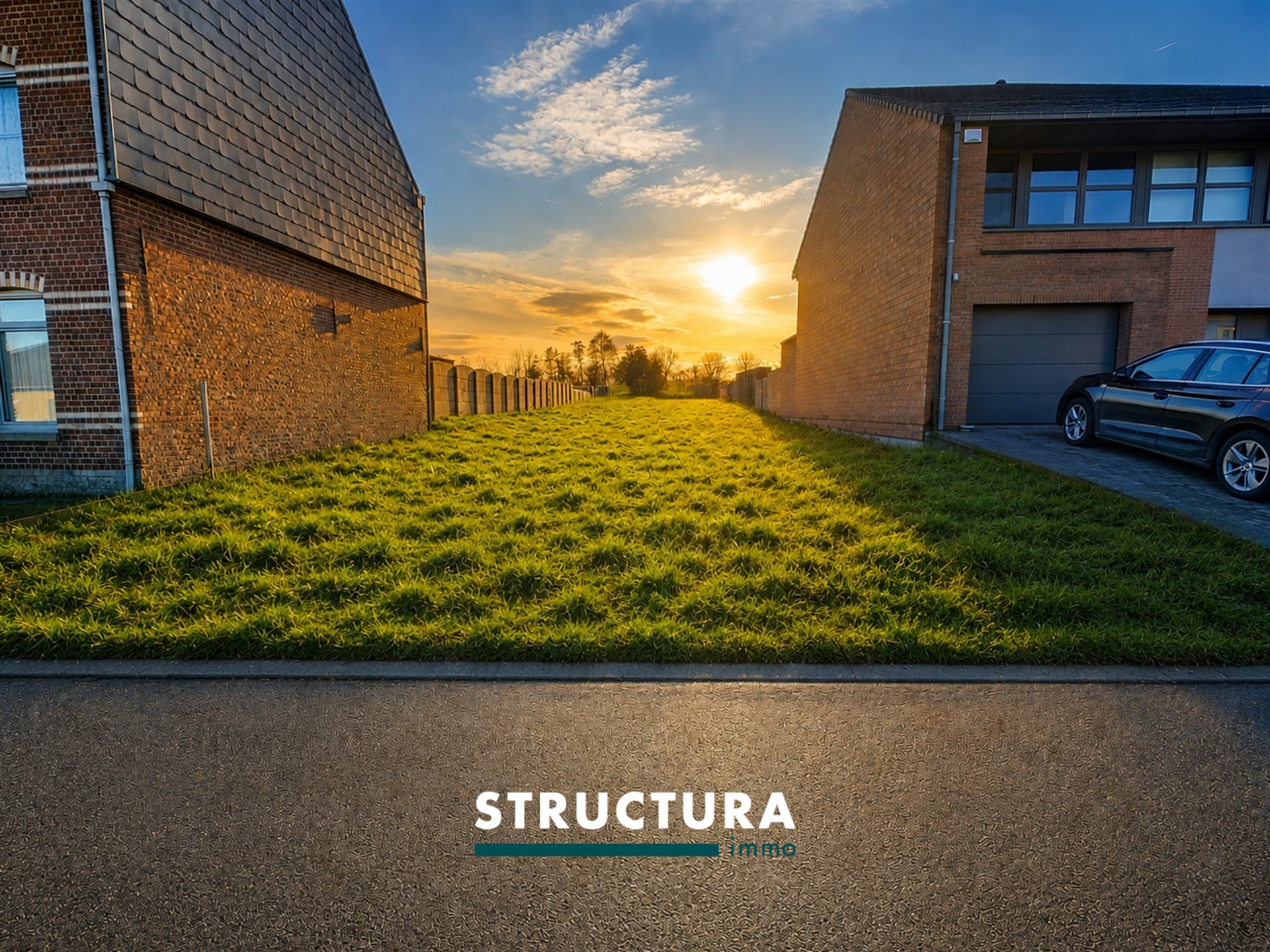 Exclusieve bouwgrond van 16a53ca voor een elegante driegevelwoning nabij Mazenzele - foto 1