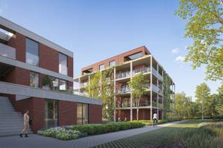 Licht en slim ingedeeld 2-slpk appartement van 92 m² op het gelijkvloers met een royaal terras van 34 m². Geniet van een open leefruimte, veel licht en directe toegang tot het groen. Energiezuinig wonen met duurzame technieken, perfect voor koppels of kleine gezinnen die centraal in Schelle willen wonen.<br /><br />Dankzij een geothermische warmtepomp, vloerverwarming, hoogrendementsbeglazing, zonnepanelen en slimme ventilatiesysteem bespaar je aanzienlijk op je energiekosten.<br /><br />Sleutel-op-de-deur afgewerkt volgens jouw smaak. Inclusief staanplaats, berging en fietsenstalling.