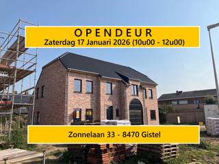 INDELING VAN DE WONINGGELIJKVLOERS- Inkomhal- Gastentoilet- Leefruimte met open keuken- Trap naar boven- Berging/wasplaats- Carport aan de...