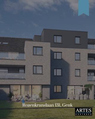 Residentie ROZEN is gelegen op een rustige, groene locatie in het hart van Genk, in de Rozenkranslaan op wandelafstand van winkels, openbaar vervoer, horeca, etc.<br /><br />Het project bestaat uit 11 moderne appartementen, verdeeld over 4 bouwlagen, met woonoppervlaktes tussen 74,6m² en 111,5m².<br />12 autostaanplaatsen en 11 kelderbergingen in de ondergrondse verdieping beschikbaar.<br /><br />Appartement 1.3 met een woonoppervlakte van 111,5 m² is gelegen op de 1ste verdieping en omvat:<br />- inkomhal<br />- woonkamer <br />- open keuken<br />- berging naast de keuken<br />- 2 slaapkamers<br />- badkamer<br />- gastentoilet<br />- terras van 14,7 m²<br /><br />Optioneel: autostaanplaats in de ondergrondse verdieping aan € 14 000 en berging aan € € 4 500 excl. BTW en registratierechten<br /><br />Troeven:<br />- Gunstige ligging<br />- Energiezuinig<br />- Eigen keuze in de afwerking<br />- Gezellige terrassen<br />- Vloerverwarming<br />- Gebouwd met duurzame materialen<br />- Fietsenstalling voor 28 fietsen<br /><br />6% BTW is mogelijk indien u voldoet aan de voorwaarden!<br /><br />Voor de beschikbaarheid, een correcte prijsberekening, meer info en inzage in de plannen, maken we met plezier –liefst na afspraak- tijd voor u vrij op ons kantoor.<br /> 