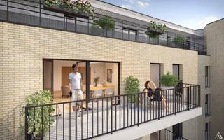 Prachtig appartement met 2 slaapkamers, een adembenemend uitzicht en een balkon. Gelegen in het Forest Village-gebouw, op een steenworp afstand van het Dudenpark. Geniet van het zonlicht, de rust en de moderne, energiezuinige voorzieningen.<br />Bezoek ons modelappartement en mis deze kans niet! De verkoop is onderworpen aan registratierechten (12,5%) en btw op de bouw. Neem contact met ons op voor een bezichtiging en meer informatie!