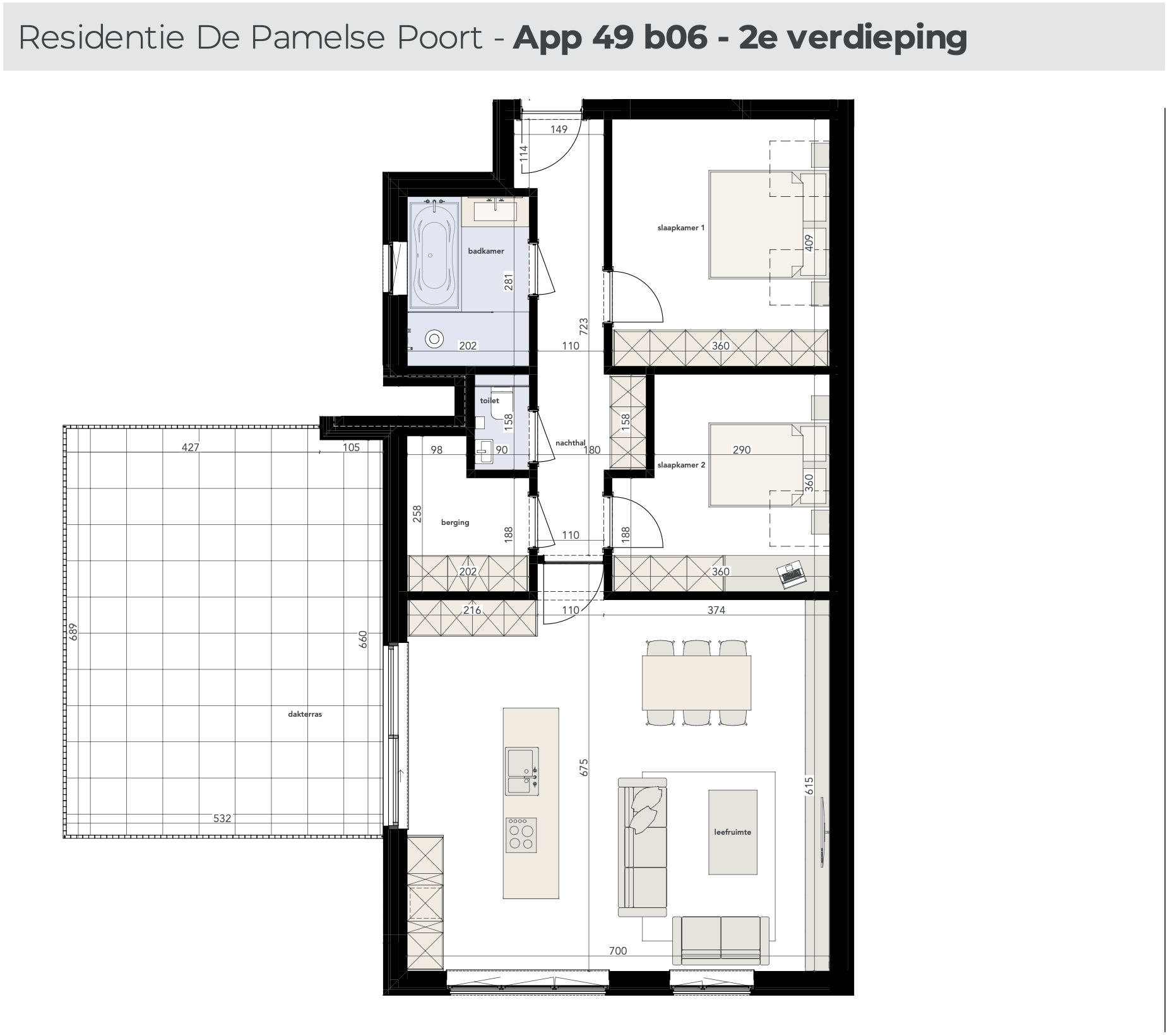Nieuwbouw appartement te Roosdaal - penthouse - foto 2