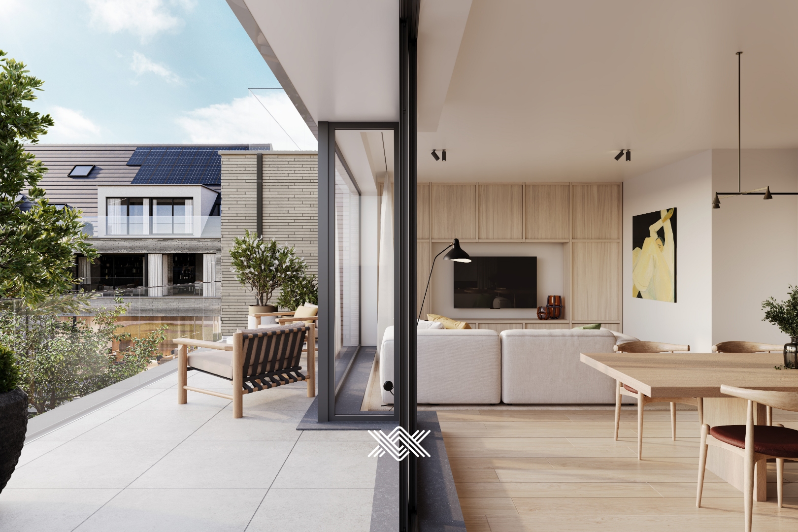 Tweeslaapkamerappartement op het eerste verdiep - photo 1