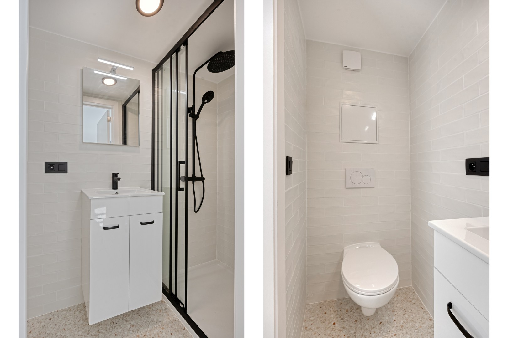 Volledig gerenoveerde studentenkamer in residentie met 15 studentenkamers en een 1slaapkamer appartement in hartje Leuven - EPC label A! - foto 3