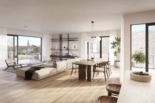 <p>Wonen in het hart van Mechelen, met alles binnen handbereik? Maak kennis met Maalderijhof, een uniek nieuwbouwproject op een topligging, met winkels, horeca, openbaar vervoer en de stadskern op wandelafstand.<br /><br />Het project omvat 32 kwalitatieve appartementen met 1, 2 of 3 slaapkamers, verdeeld over drie gebouwen rondom een rustig en autoluw binnenplein – een zeldzaam en waardevol gegeven in het centrum. Elk appartement beschikt over een zonnig terras of tuin, en is ontworpen met veel aandacht voor ruimtegevoel en natuurlijke lichtinval.<br />Duurzaamheid staat centraal: de appartementen zijn bijna-energieneutraal (BEN) en voorzien van een warmtepomp, ventilatiesysteem D en zonnepanelen. Dat betekent niet alleen comfort, maar ook een aanzienlijk lagere energiefactuur.<br /><br />Er is een ondergrondse parkeergarage aanwezig, evenals voldoende fietsenstallingen en privatieve bergingen. Afwerking gebeurt volledig op maat van de koper – zo creëer je jouw ideale woonst in het hart van de stad.<br /><br />Onder bepaalde voorwaarden is jouw aankoop mogelijk aan het verlaagde btw-tarief van 6%.<br /><br />Ben je ook benieuwd naar dit prachtig project? Plan zelf je afspraak met onze nieuwbouwspecialist via onze website!</p>